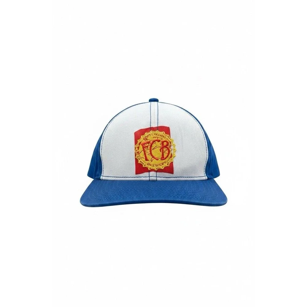 Fort Collins Brewery FCB Snapback Hat Royal Blue White Cap America Discontinued